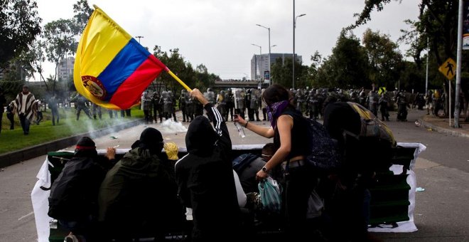 Los colombianos muestran en las calles su malestar por las políticas del Gobierno