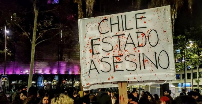 La revuelta chilena también llega a Barcelona: "Queremos una vida digna"
