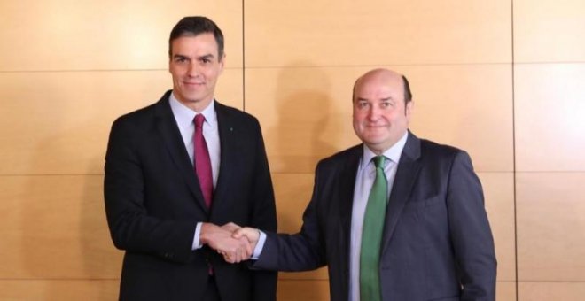 El PNV alcanza un acuerdo con el PSOE para apoyar la investidura de Pedro Sánchez