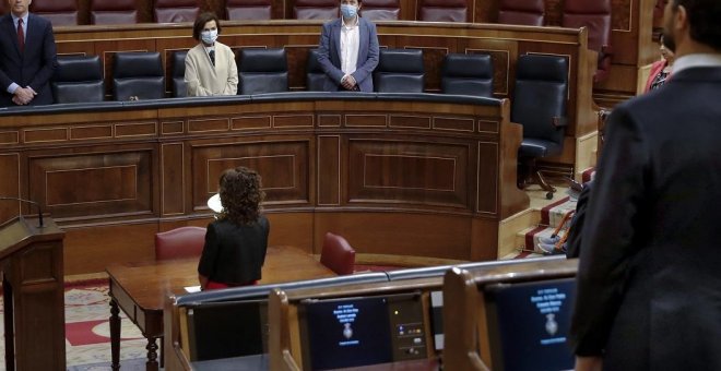 Casado escenifica su "ruptura total" con Sánchez tras el voto en contra del PP al estado de alarma