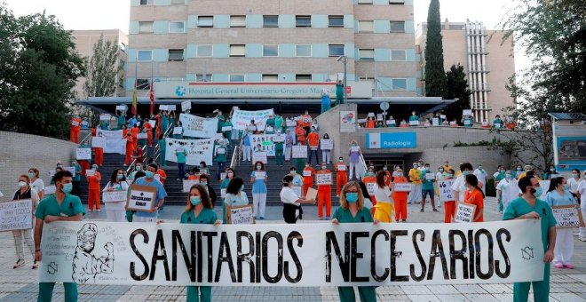 Los médicos de familia de Madrid inician una huelga indefinida para que "no muera" la Atención Primaria