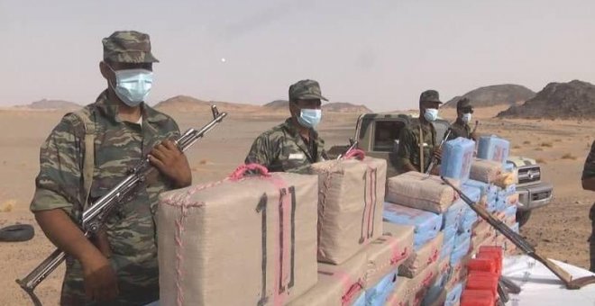 El ejército saharaui lucha ahora contra el narco: se disparan en el desierto las incautaciones de droga de Marruecos
