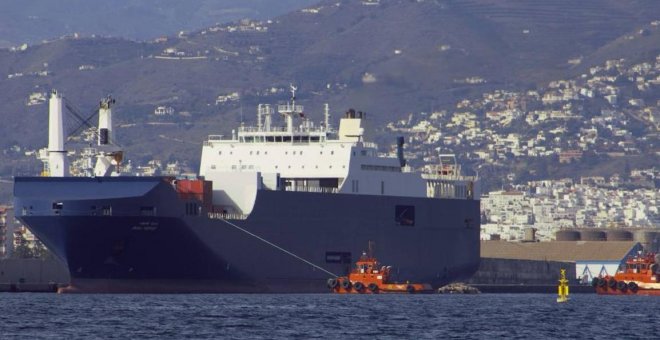 La Izquierda Europea exige a la UE medidas contra los 'barcos de la muerte' saudíes por falsear sus rutas en España