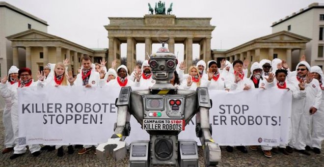 Una campaña antimilitarista reclama que las universidades no colaboren con la producción de "robots asesinos"