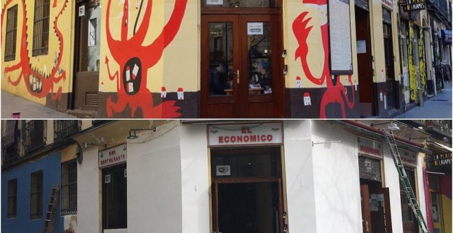 Desaparece un mural icónico de Lavapiés, otro borrado al arte urbano