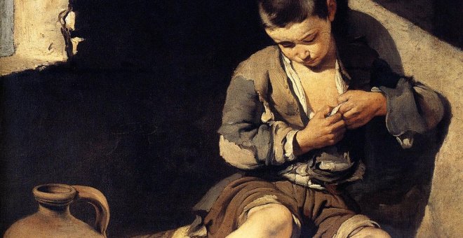 Murillo y la tradición española de idealizar a los pobres en los cuadros para "acercarlos" a Dios