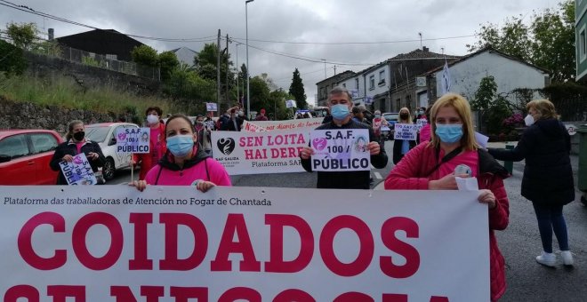 Las trabajadoras gallegas de atención domiciliaria se rebelan contra la precariedad y las privatizaciones