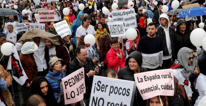 La España vaciada quiere un grupo parlamentario para luchar contra la despoblación y la falta de servicios