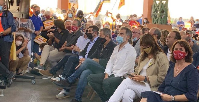 Les entitats independentistes reclamen unitat als partits en l'homenatge al paper de la Catalunya del Nord l'1-O