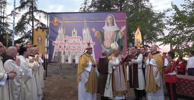 Un ayuntamiento madrileño del PP aprueba un 'macroproyecto' religioso de la asociación Heraldos del Evangelio en zona protegida
