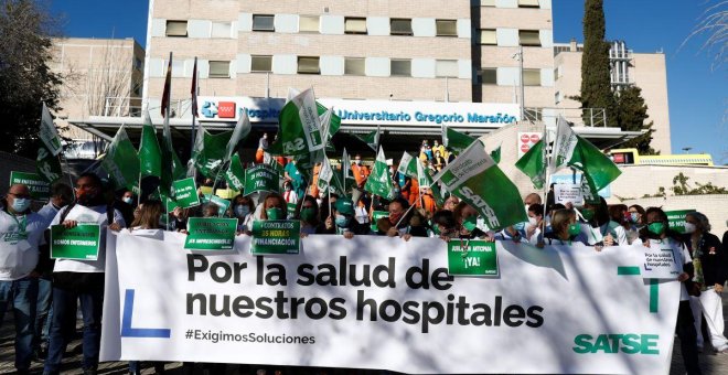 Sanitarios claman ante la "dejadez" política en el Día de la Enfermería y piden "no abusar de la vocación profesional"