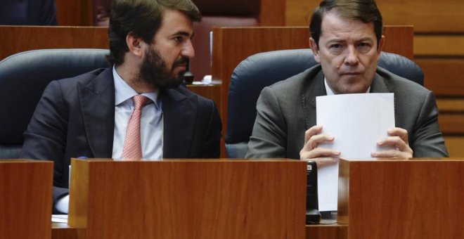 García-Gallardo (Vox) insulta a Pedro Sánchez en las Cortes de Castilla y León: "Es el líder de una banda criminal"