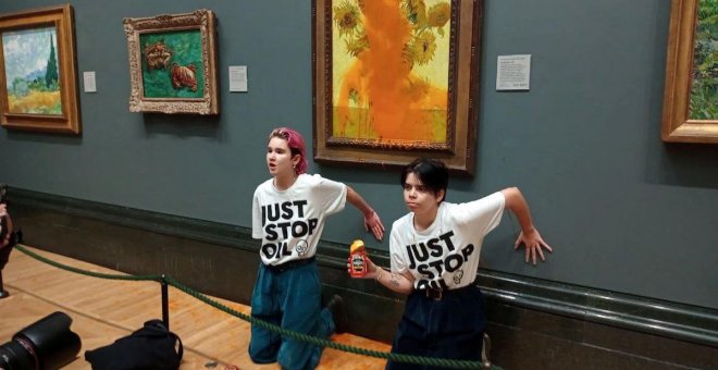 La lucha climática irrumpe en el museo: tres ataques a obras de arte por parte de ecologistas en 14 días