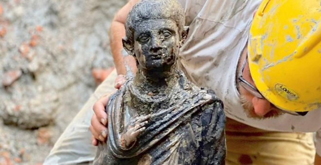 Halladas en Italia 24 estatuas de bronce de la época romana, en "un descubrimiento que reescribirá la historia"
