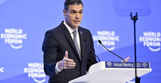 Sánchez vende en Davos la gestión económica del Gobierno con el fin de atraer más inversiones para España