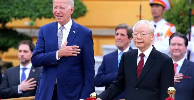 Biden firma un acuerdo de asociación estratégica con Vietnam para contrarrestar a China