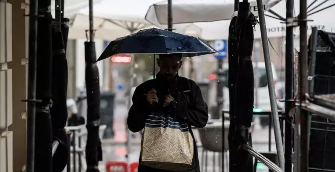 Una borrasca mantiene en alerta por lluvia a casi toda España, en especial al Mediterráneo