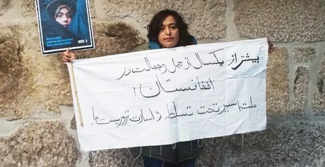 Massouda Kohistani, refugiada afgana en Galicia: "Estoy viva, pero no tengo vida"