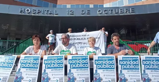 Activistas y profesionales sanitarios se reorganizan para frenar el saqueo de la sanidad pública en Madrid