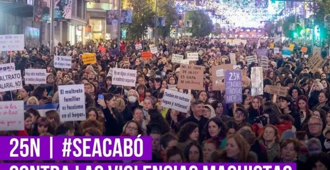 25N-Madrid | Sigue en directo la manifestación por la eliminación de la violencia contra las mujeres