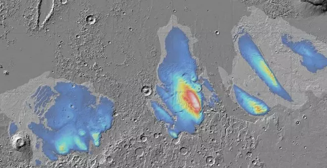 Descubren grandes depósitos de hielo en el ecuador de Marte, claves para futuras misiones