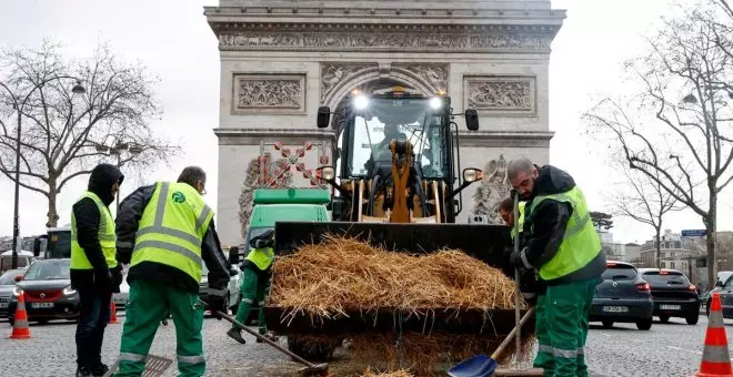La principal organización francesa de agricultores pide que se levanten los bloqueos