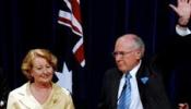 El líder laborista Kevin Rudd pone fin a once años de gobierno conservador