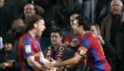 3-0. Messi y Bojan remolcan a un Barça sin Ronaldinho