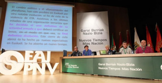Urkullu promete al frente del PNV un "Gobierno vasco de verdad"