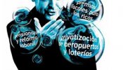 IU de Asturias transforma a Zapatero en 'el calvo de la Lotería'