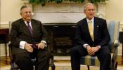 Bush insiste a Talabani que Irak apruebe las leyes sobre elecciones y petróleo