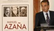 Zapatero reivindica el patriotismo de Azaña