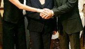 Michelle Bachelet recibió a Antonio Banderas en el Palacio de la Moneda