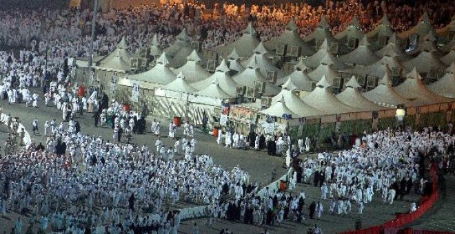 Los musulmanes celebran la fiesta del sacrificio o "Eid al Adha"