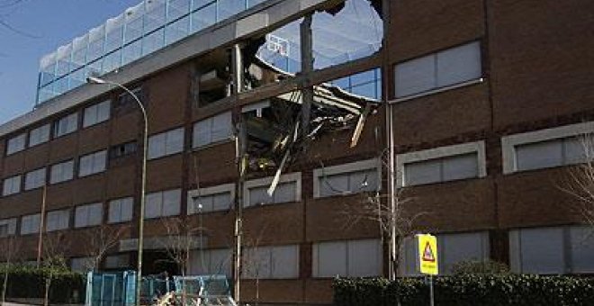 Se derrumba parte de un colegio en Madrid sin causar heridos
