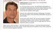 El actor Patrick Swayze sufre cáncer de páncreas
