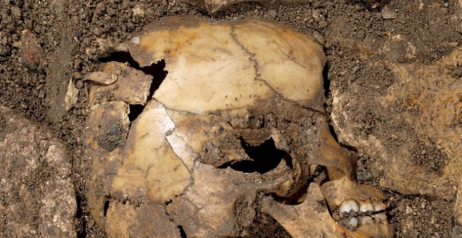 Buscan una fosa de la guerra civil en los yacimientos de Atapuerca
