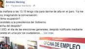 El exlíder de UPyD Andrés Herzog se da de alta en el paro