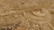 Un dron muestra la ciudad de Palmira tras el paso del Estado Islámico