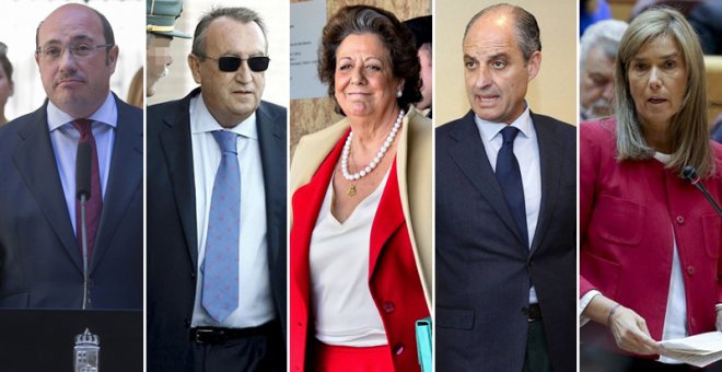 Sólo cinco altos cargos del PP han caído por corrupción en los 14 años de la 'era Rajoy'