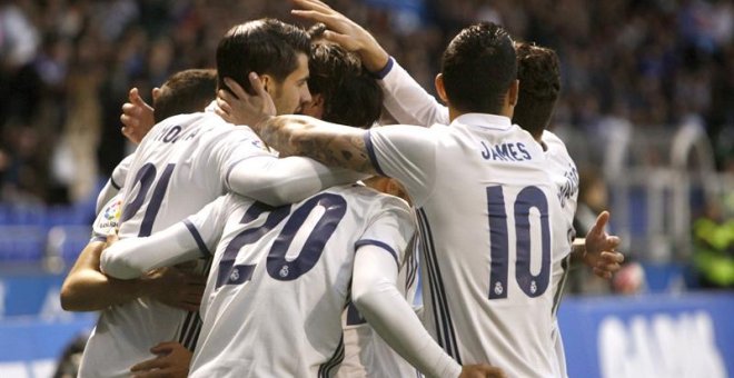 El Real Madrid golea en Riazor con su "segunda unidad"
