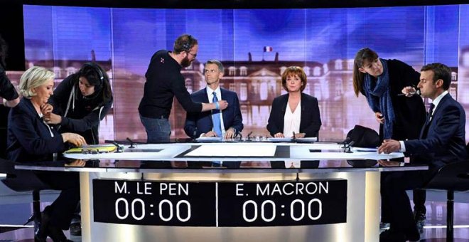 Le Pen y Macron protagonizan un debate sin cuartel a cuatro días de las elecciones presidenciales en Francia