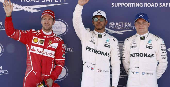 Hamilton gana la batalla táctica a Vettel y Alonso acaba su primera carrera