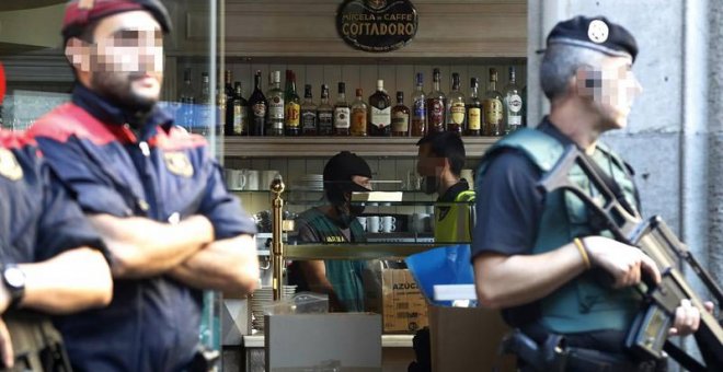 Varios detenidos en una operación contra la camorra italiana en Barcelona