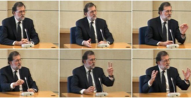 Rajoy y su desconocimiento de la caja B del PP, en tela de juicio