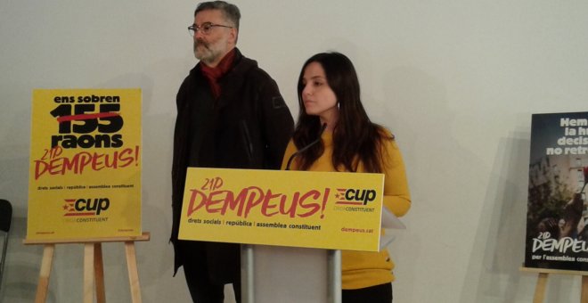 La CUP situa la unilateralitat com "l'única via possible" per assolir la República catalana