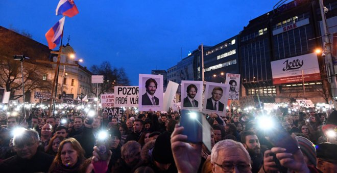 El Gobierno eslovaco, al filo de la ruptura por el asesinato del periodista