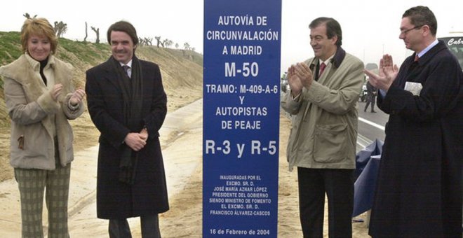 Las autopistas radiales de Aznar, Aguirre y Gallardón dejan un agujero de 1.470 millones