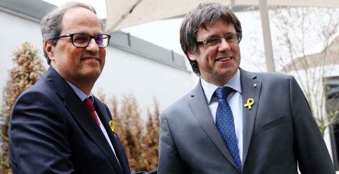 Puigdemont i Torra a Berlín: "Senyor Rajoy, marqui lloc, hora i dia"