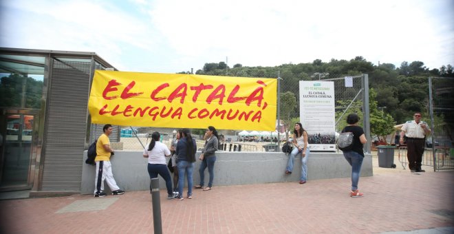 La Ciutat Meridiana, punt de trobada per defensar el català